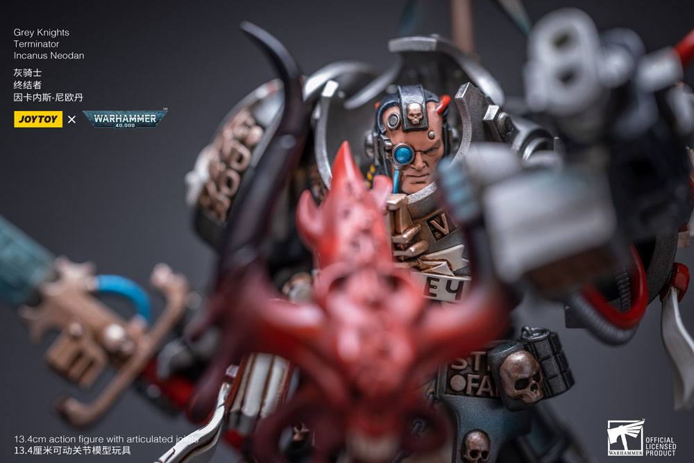 Warhammer 40k Action Figure 1/18 Gray Knights Terminator Incanus Neodan 13 cm