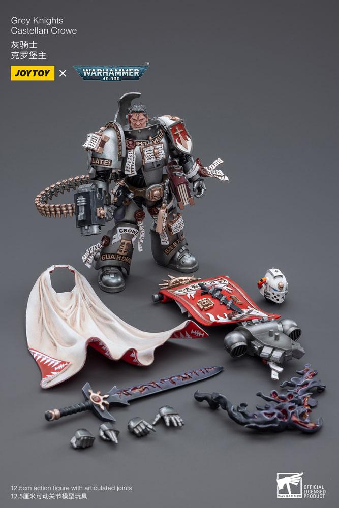 Warhammer 40k Action Figure 1/18 Gray Knights Castellan Crowe 12 cm