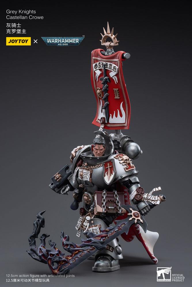 Warhammer 40k Action Figure 1/18 Gray Knights Castellan Crowe 12 cm