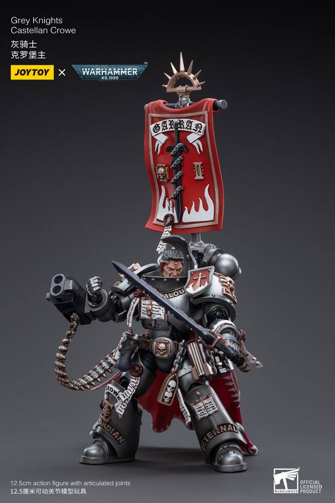 Warhammer 40k Action Figure 1/18 Gray Knights Castellan Crowe 12 cm