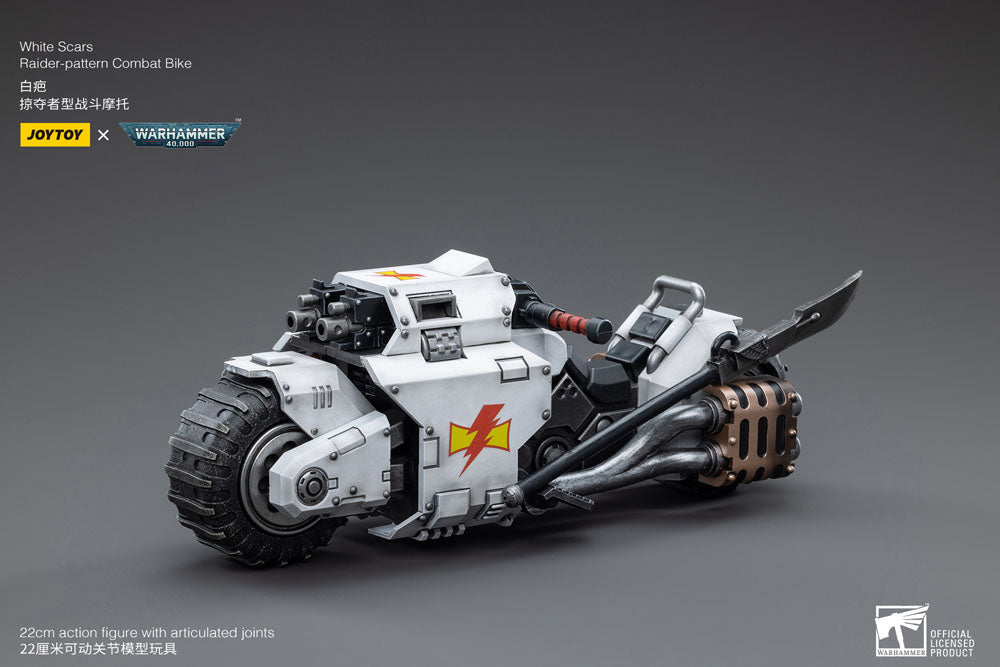 Warhammer 40k Vehicle 1/18 White Scars Raider-pattern Combat Bike 22 cm