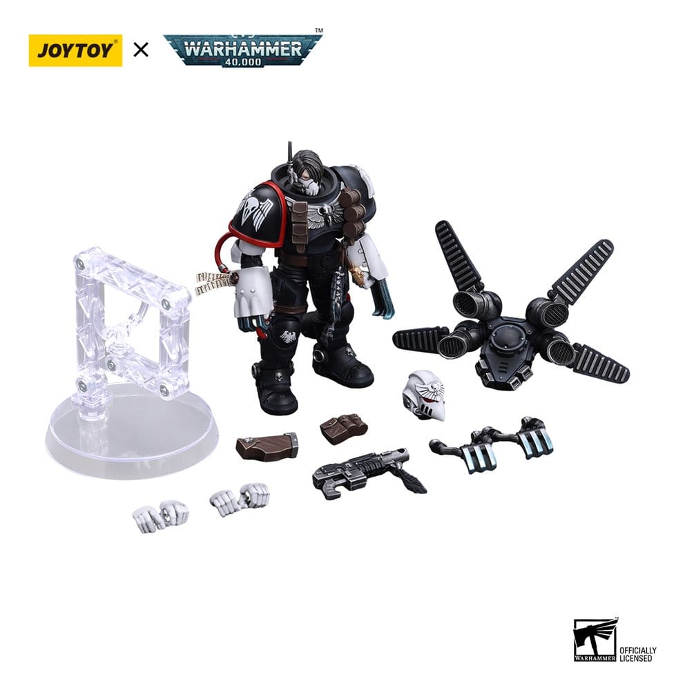 Warhammer 40k Action Figure 1/18 Raven Guard Chapter Master Kayvaan Shrike 12 cm