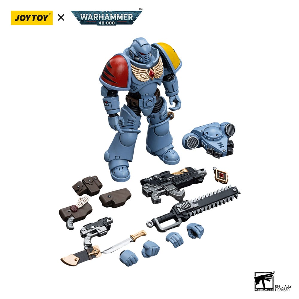 Warhammer 40k Action Figure 1/18 Space Wolves Intercessors 12 cm