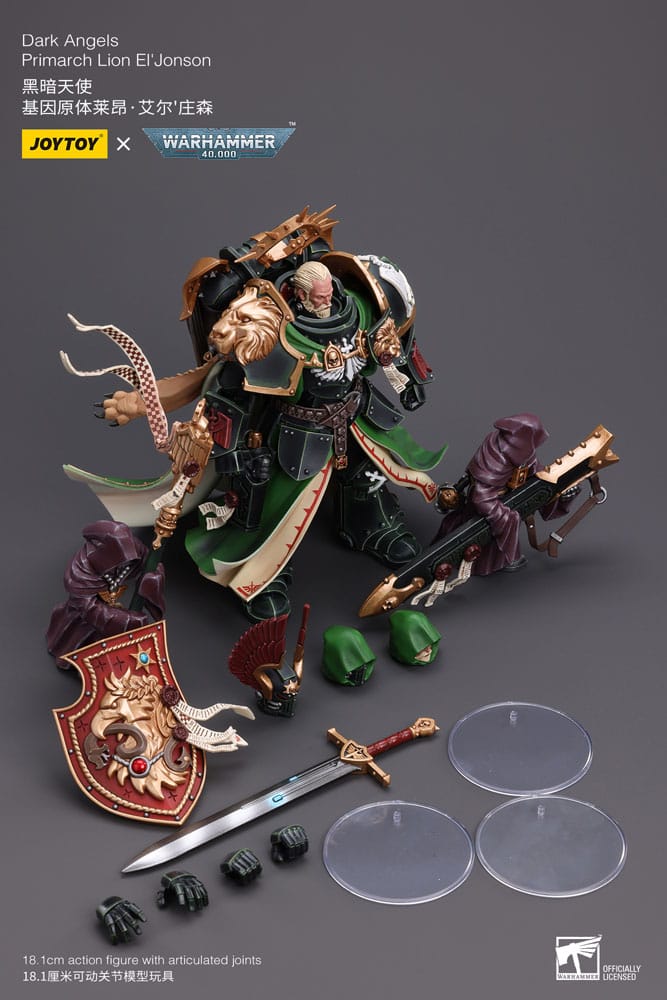 Warhammer 40k Action Figure 1/18 Dark Angels Primarch Lion El' Jonson 18 cm