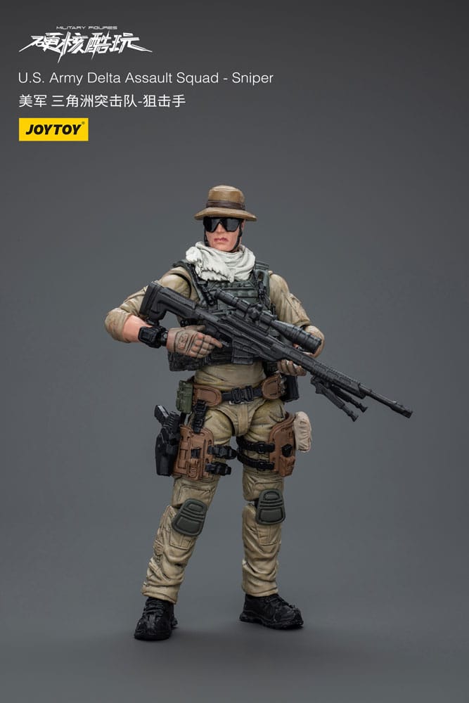 Hardcore Coldplay Action Figure 1/18 U.S. Army Delta Assault Squad Sniper 11 cm