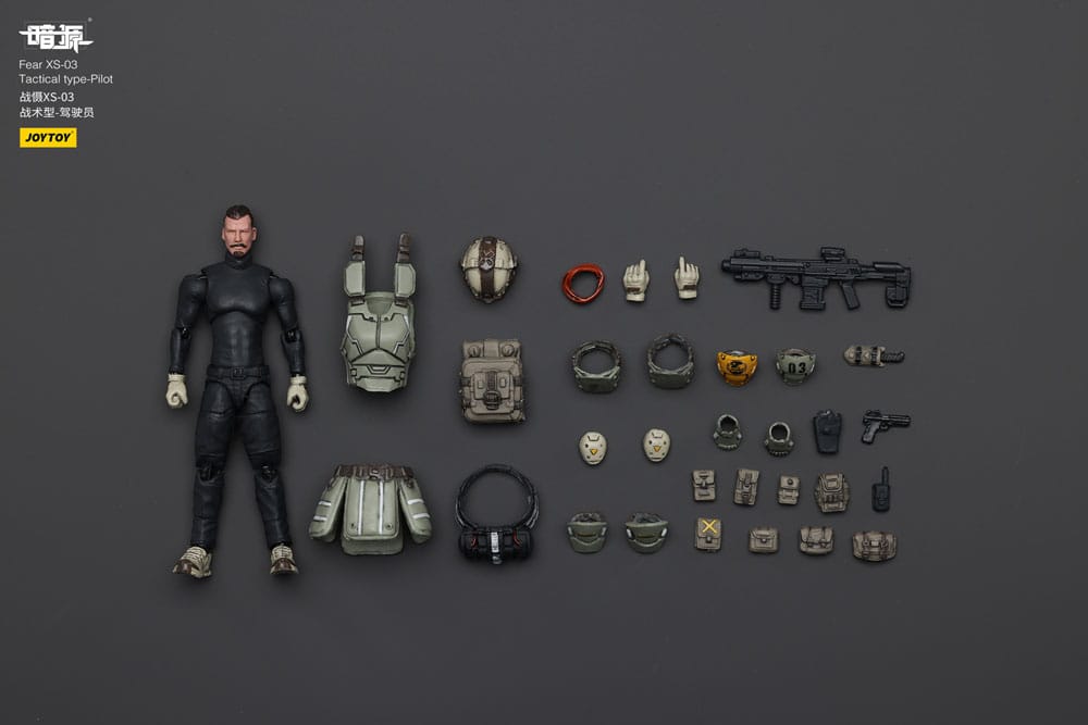 Battle For the Stars Action Figure Fear XS-03 Tactical Type Pilot 12 cm