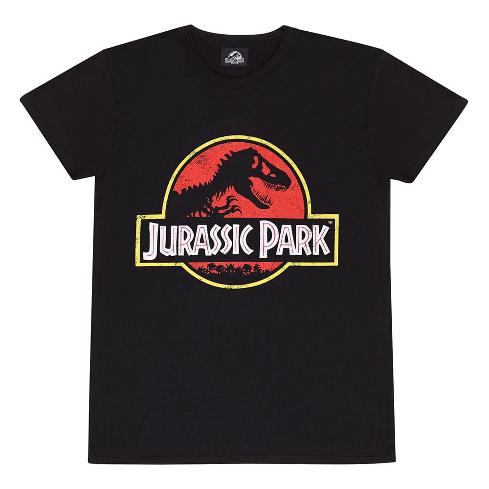 Jurassic Park T-Shirt Classic Logo Size M