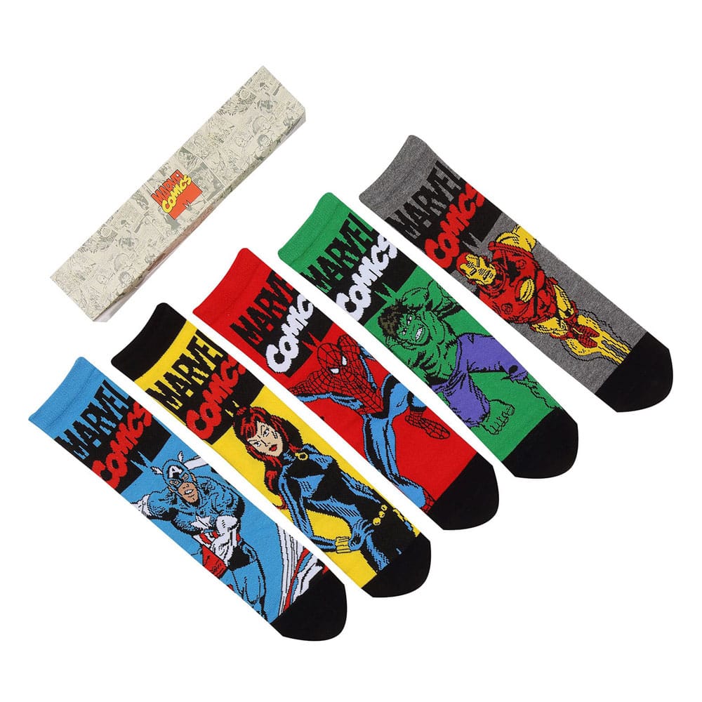 Marvel Socks 5-Pack Avengers S-M