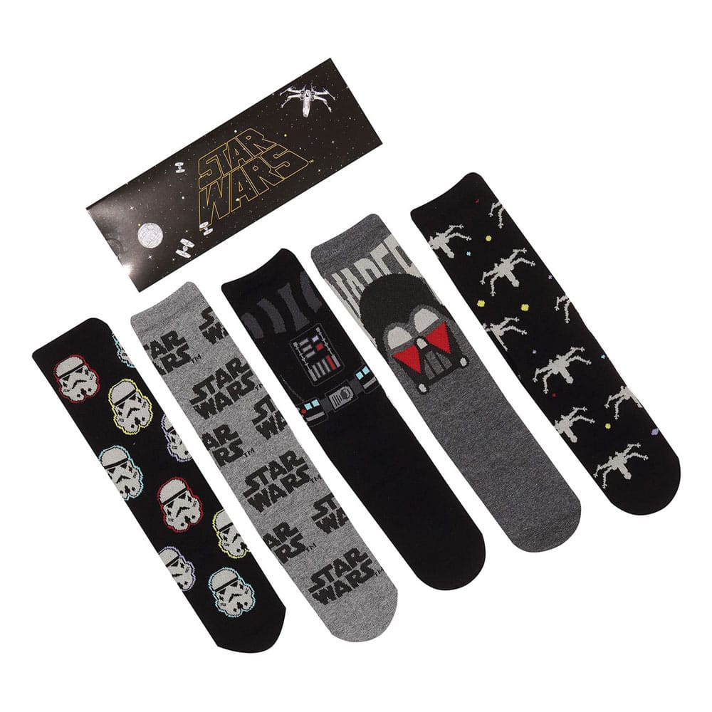 Star Wars Socks 5-Pack Dark Side S-M
