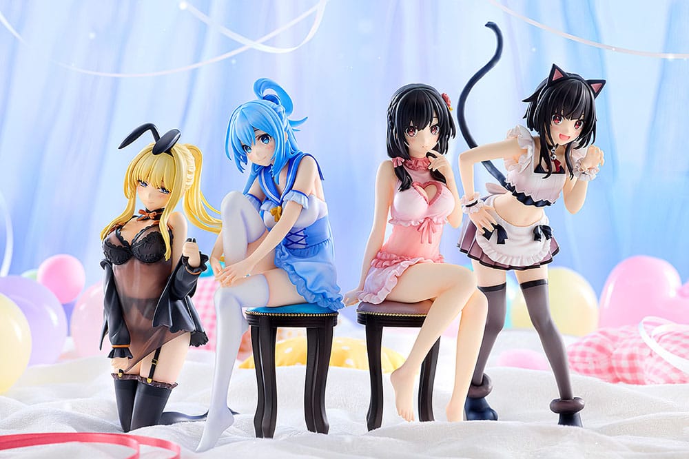 Konosuba God's blessing on this wonderful world! PVC Statue Megumin: Light Novel Catgirl Maid Ver. 16 cm