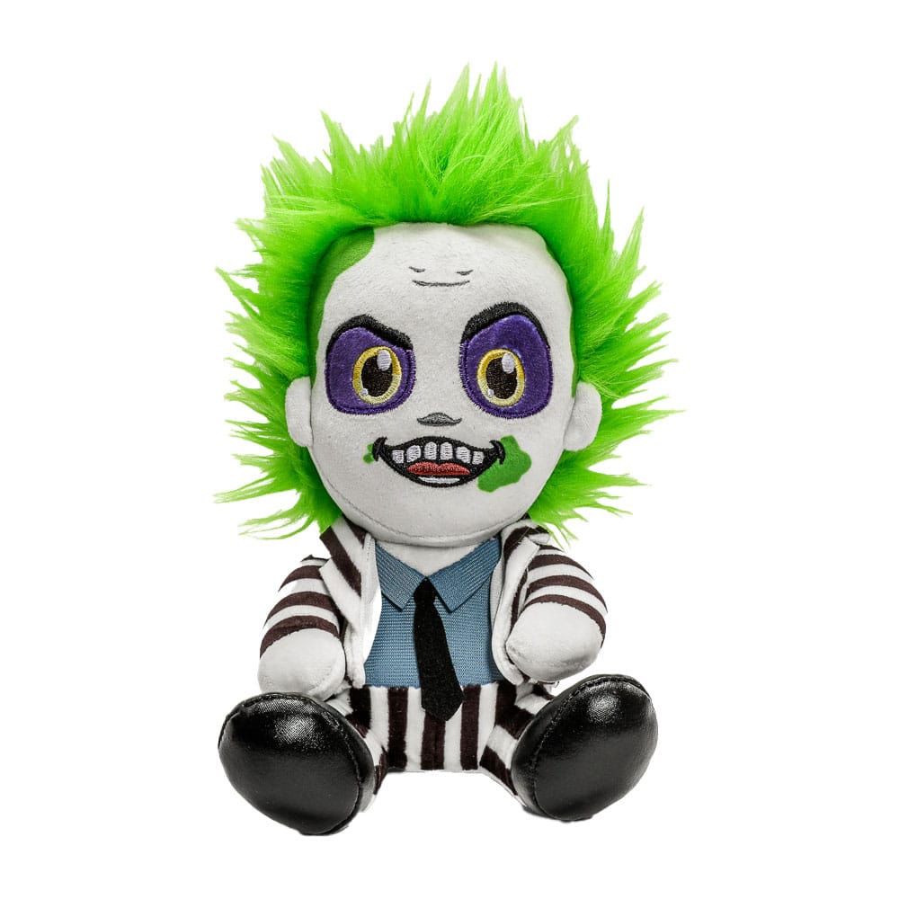 Beetlejuice Phunny Plush Figure Beetlejuice Sitting with Striped Outfit 18 cm