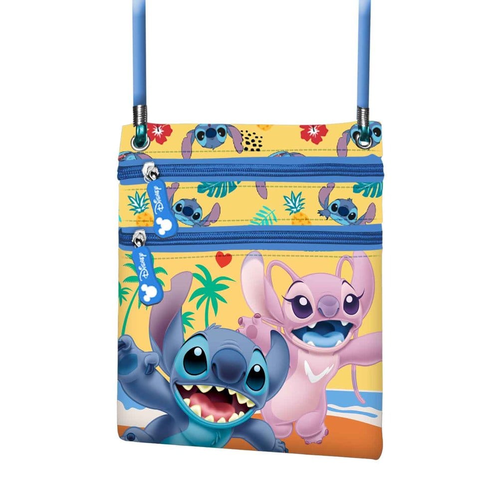 Lilo & Stitch Action Vertical Crossbody Bag Ocean Blue