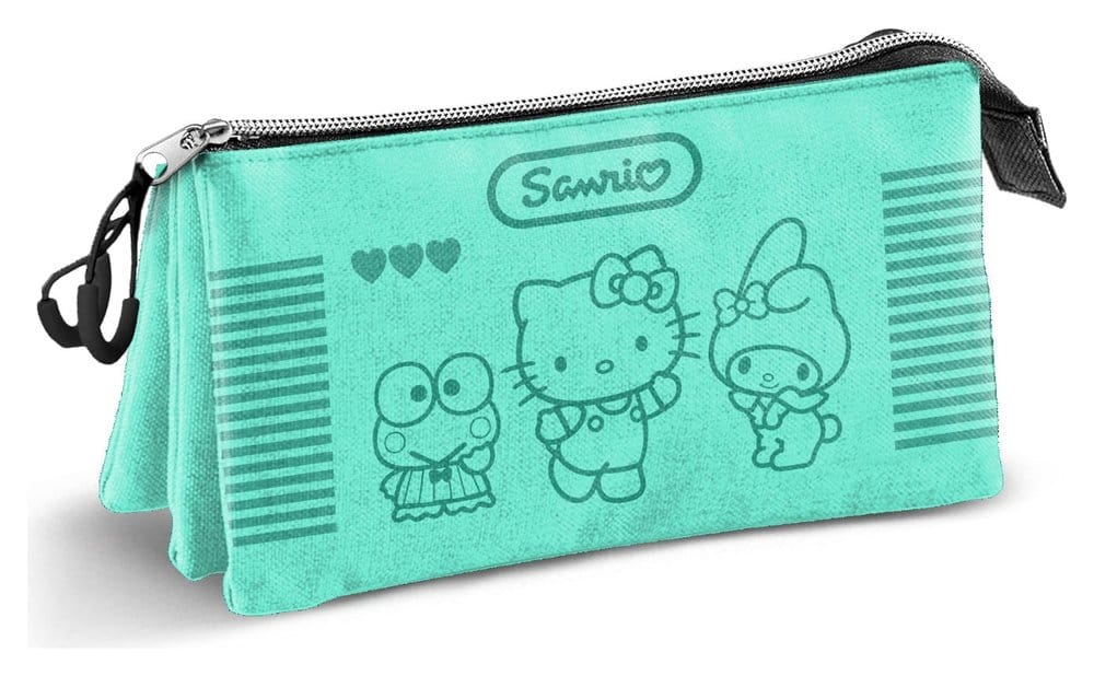 Sanrio Triple Pencil Case Hello Kitty Videogame
