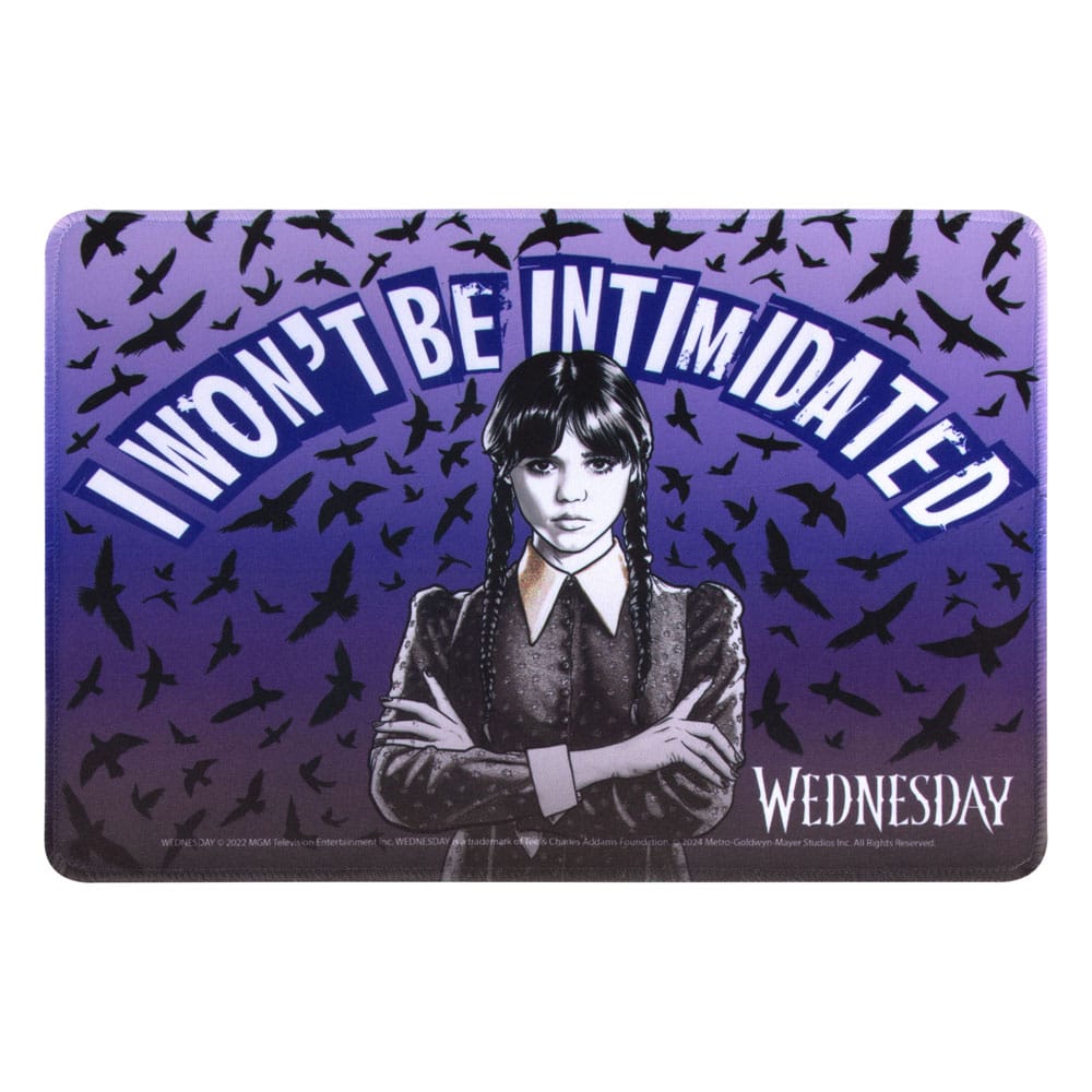 Wednesday Mousepad I won´t be Intimidated 35 x 25 cm