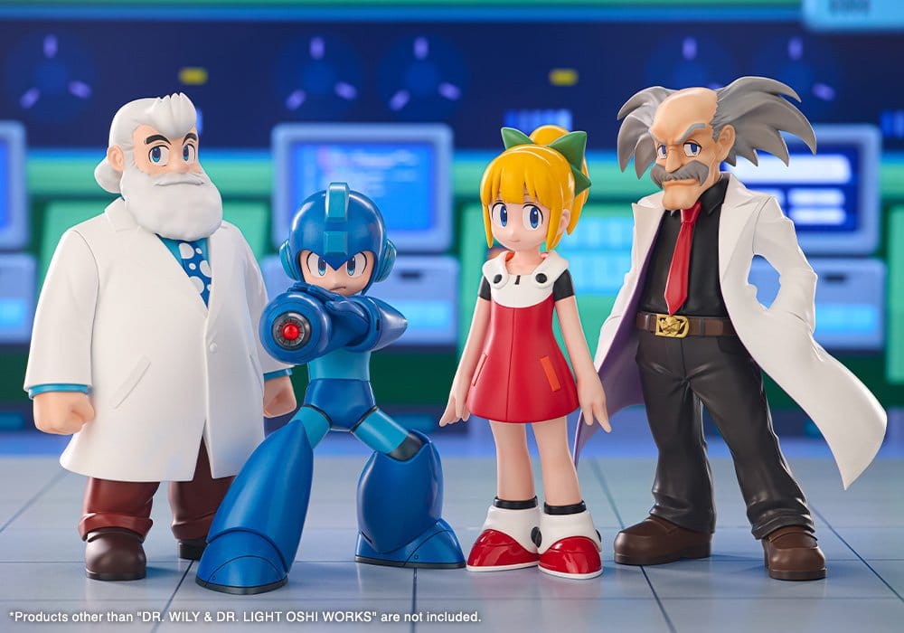 Mega Man Oshi Works PVC Figures 2-Pack Dr. Wily & Dr. Light