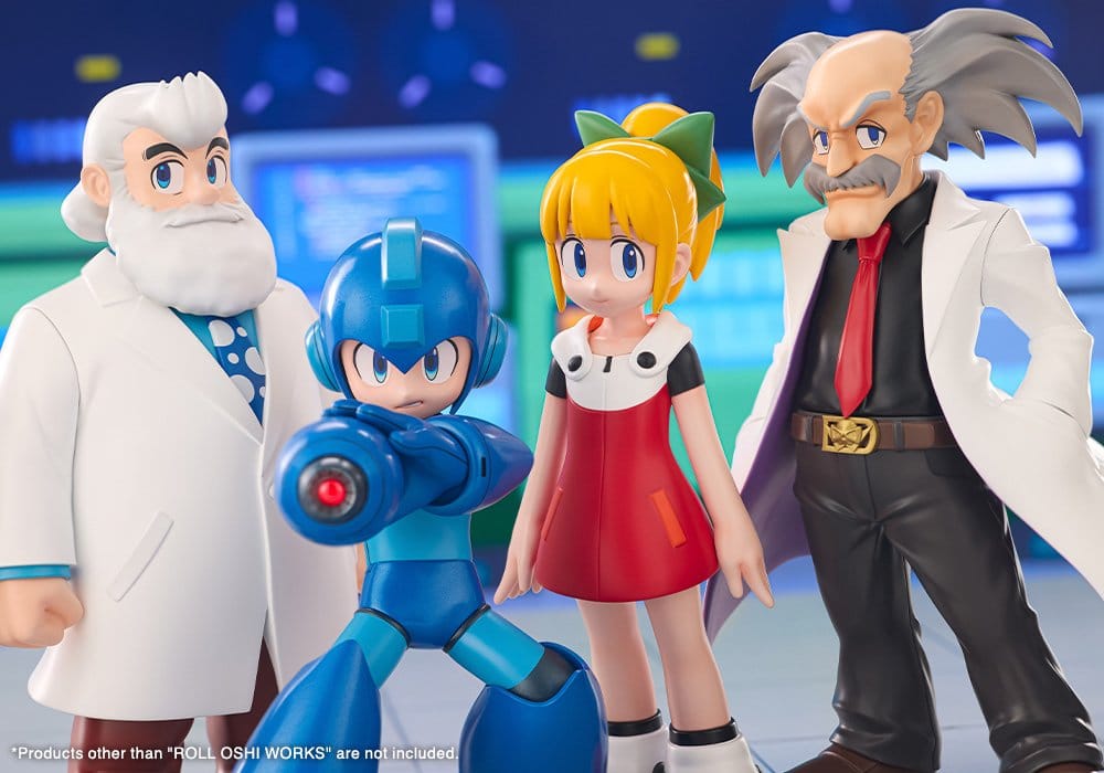 Mega Man Oshi Works PVC Figure Roll 19 cm