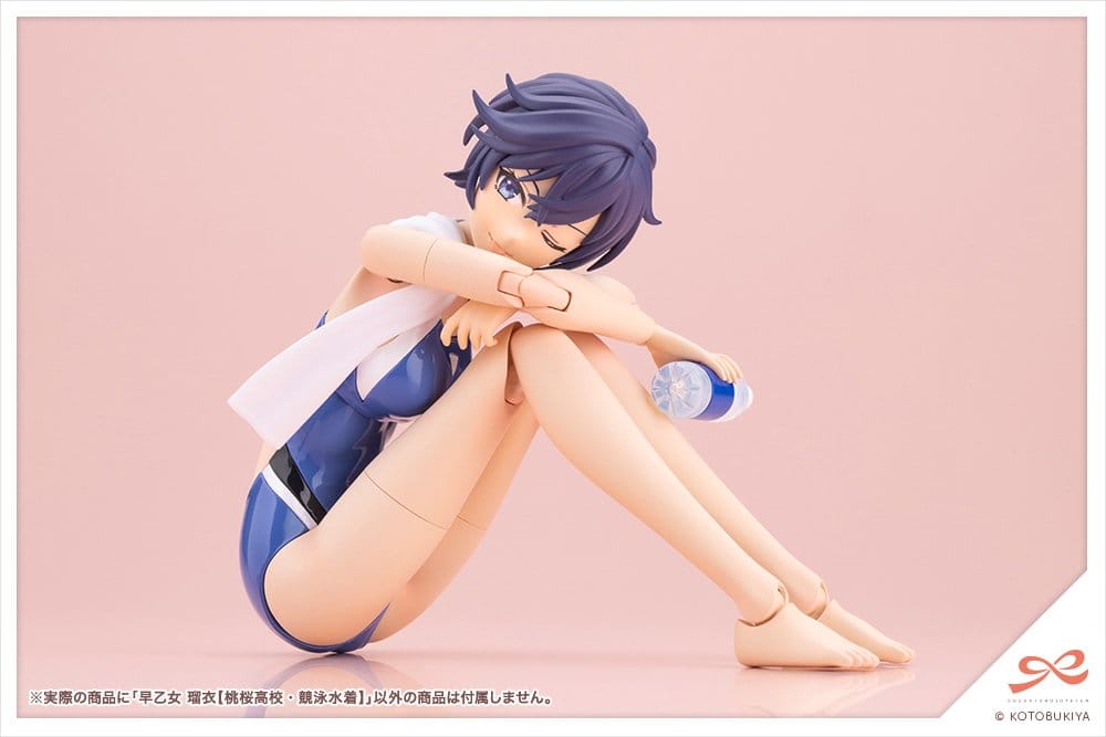 Sousaishojoteien Plastic Model 1/10 Rui Saotome Touou High School Competitive Swimsuit 16 cm