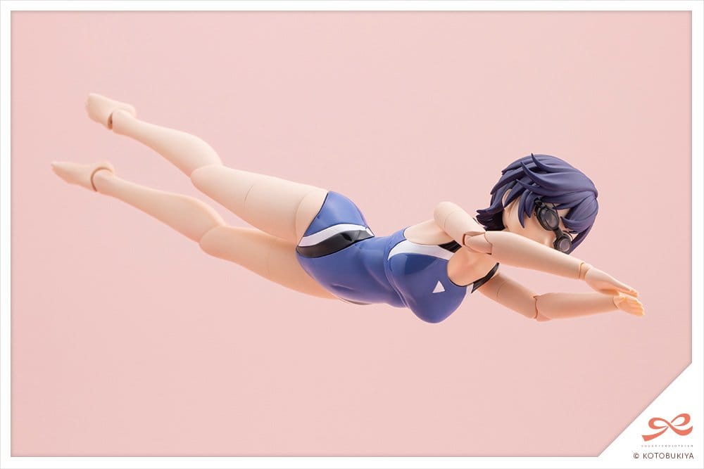 Sousaishojoteien Plastic Model 1/10 Rui Saotome Touou High School Competitive Swimsuit 16 cm