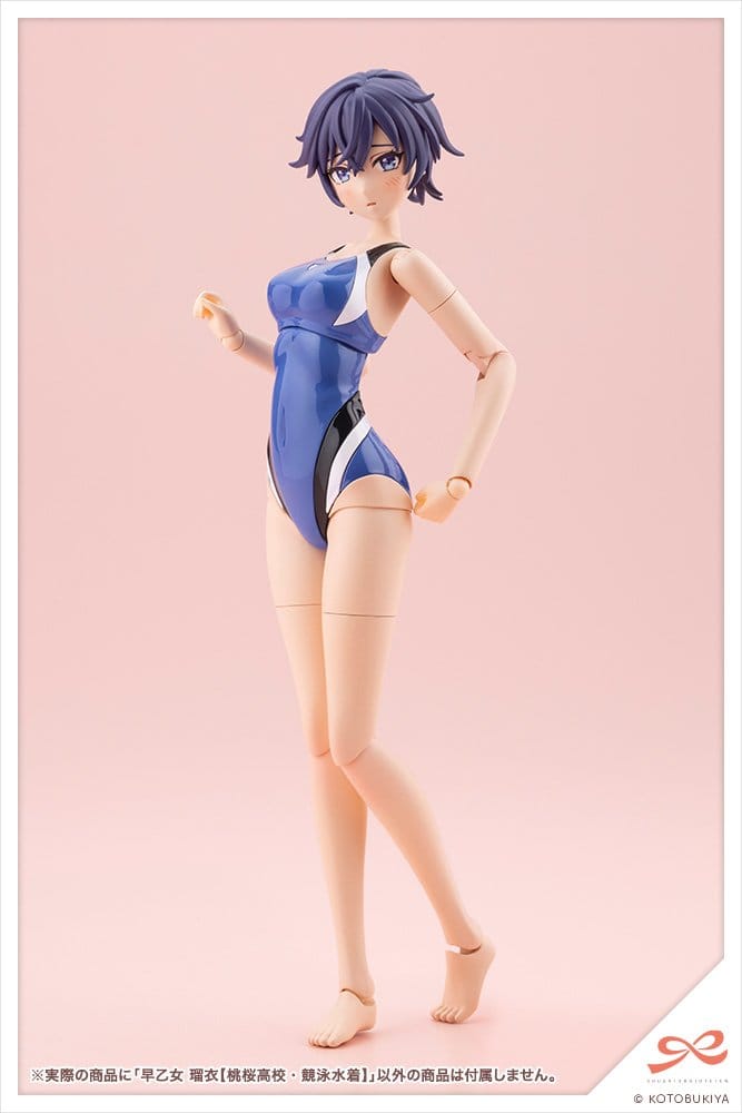 Sousaishojoteien Plastic Model 1/10 Rui Saotome Touou High School Competitive Swimsuit 16 cm