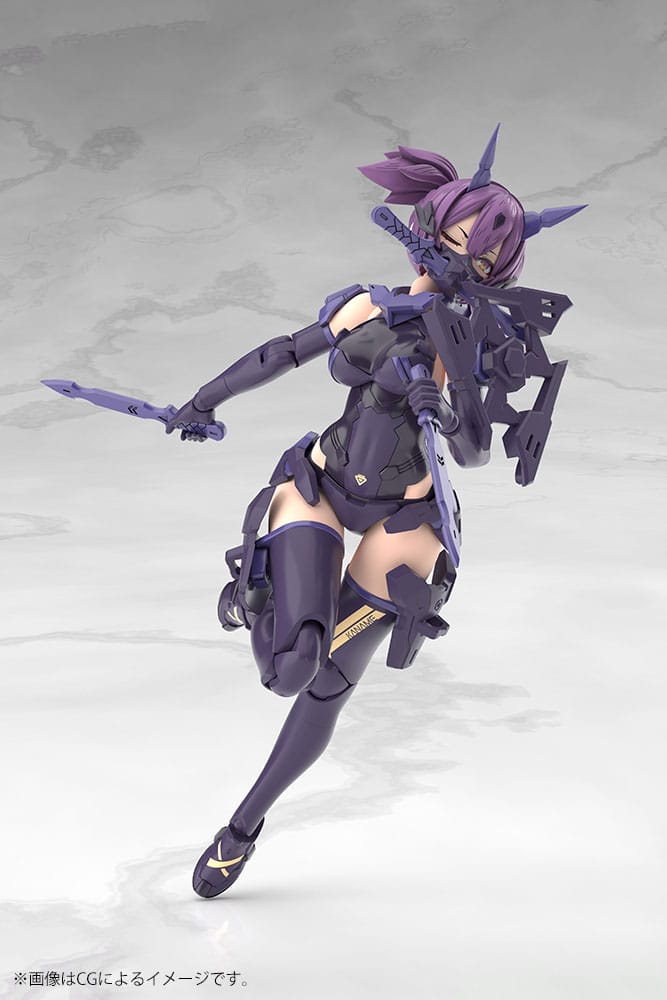 Megami Device Plastic Model Kit 1/1 Asra Ninja Kaname Shadow Edition Full Package 14 cm