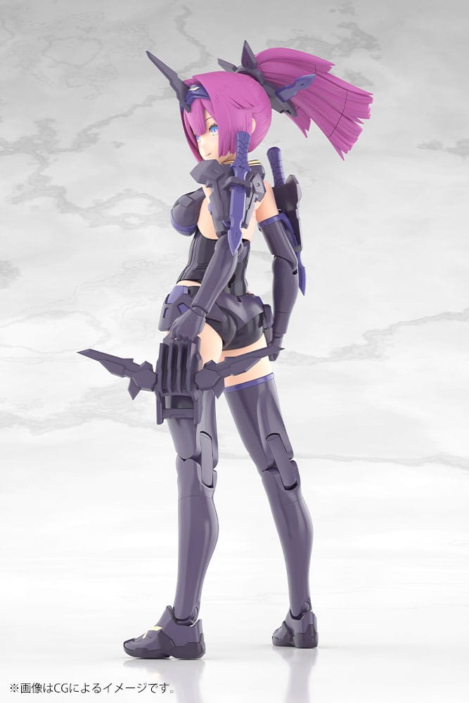 Megami Device Plastic Model Kit 1/1 Asra Archer Kizuna Shadow Edition Full Package 14 cm