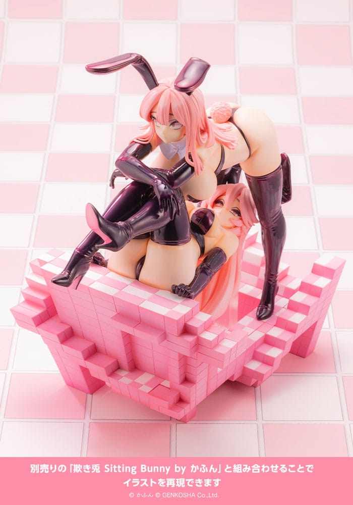 Original Character Trick Bunnies PVC Statue 1/7 Standing Bunny Illustration by Kafun 24 cm