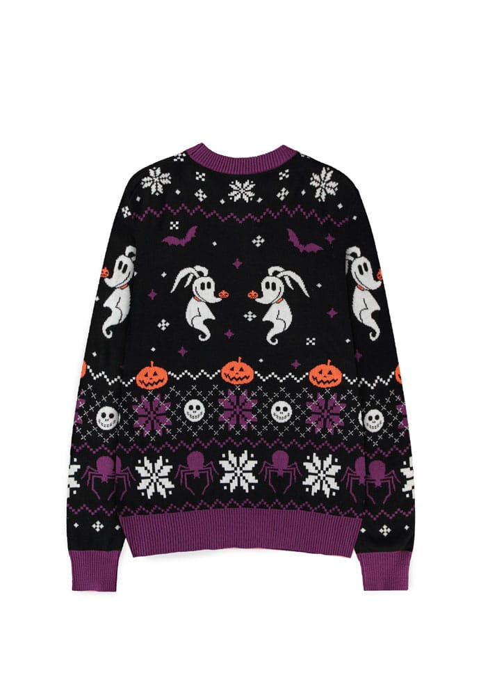 Nightmare Before Christmas Sweater Glow in the Dark (Christmas Jumper) Size L