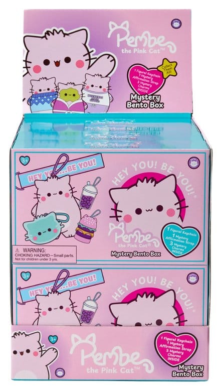 Pink Keyrings Blind Box Bento Box Display 8 cm (8)