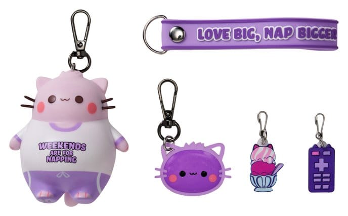 Pink Keyrings Blind Box Bento Box Display 8 cm (8)