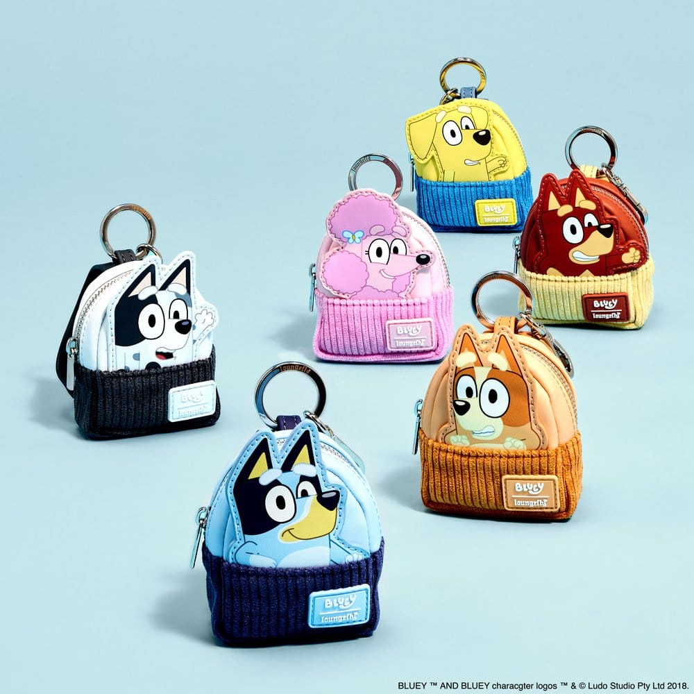 Bluey by Loungefly Keychains Mini Backpack Blind Box Assortment (15)