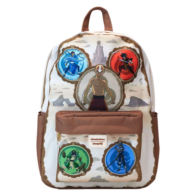 Nickelodeon by Loungefly Full-Size Nylon Backpack Avatar: The Last Airbender Bending Arts