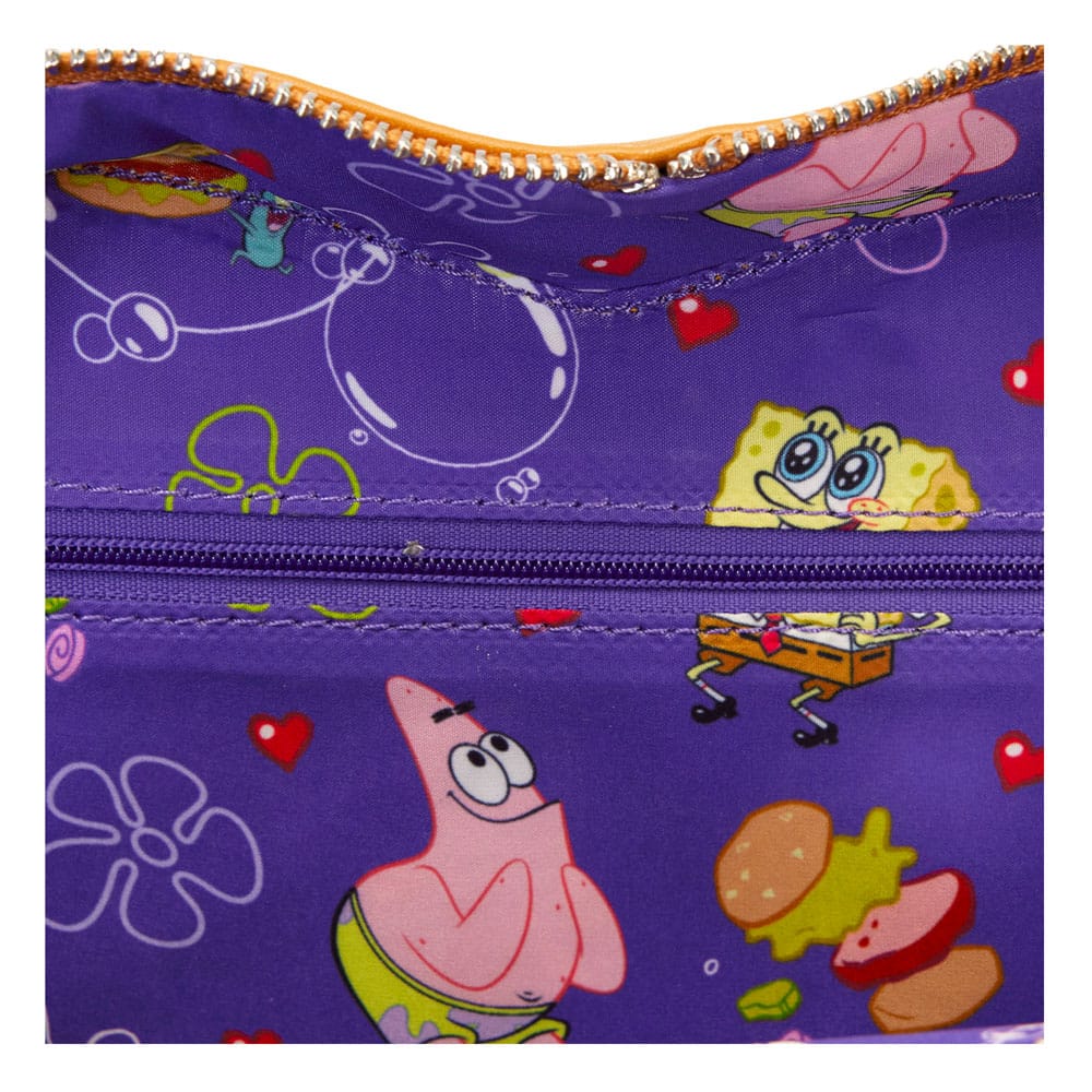 Nickelodeon by Loungefly Crossbody Spongebob Krabby Patty Plush