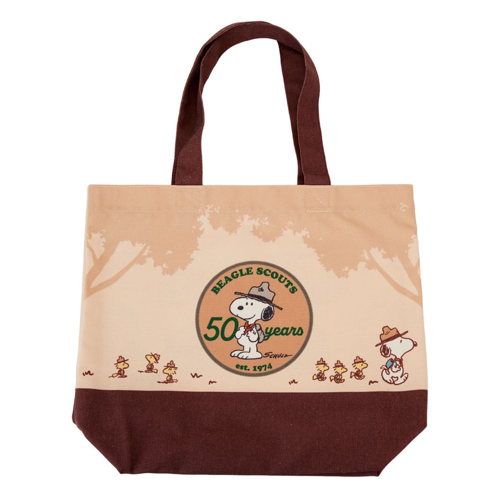 Peanuts by Loungefly Canvas Tote Bag 50th Anniversary Beagle Scouts