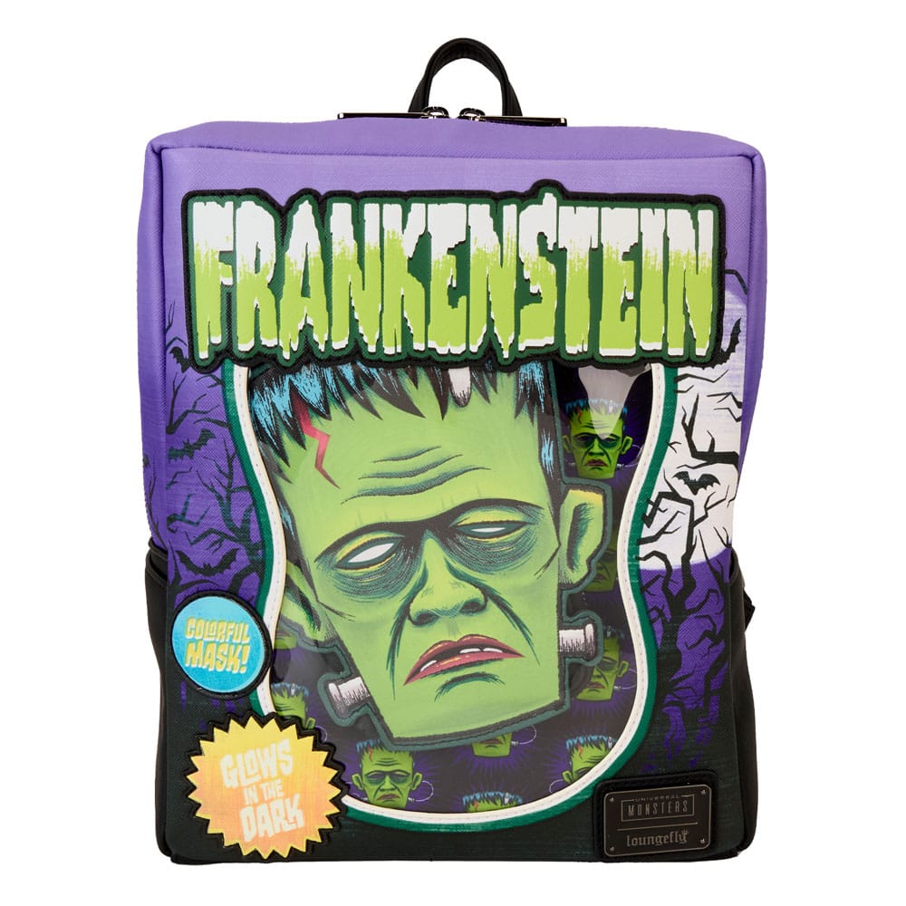 Universal Monsters by Loungefly Mini Backpack Frankenstein Neon Mask