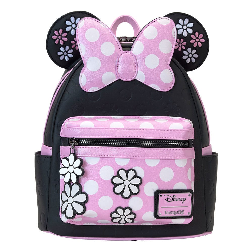 Disney by Loungefly Mini Backpack Minnie Floral Rock the Dots