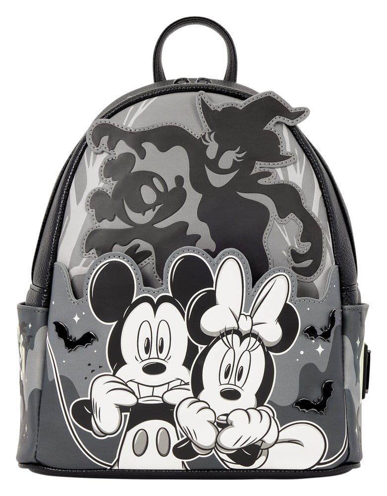 Mickey & Minnie by Loungefly Mini Backpack Ghost Light Up Glow