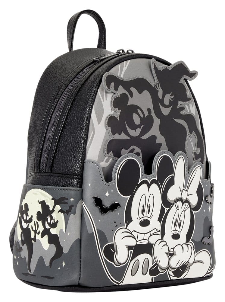 Mickey & Minnie by Loungefly Mini Backpack Ghost Light Up Glow