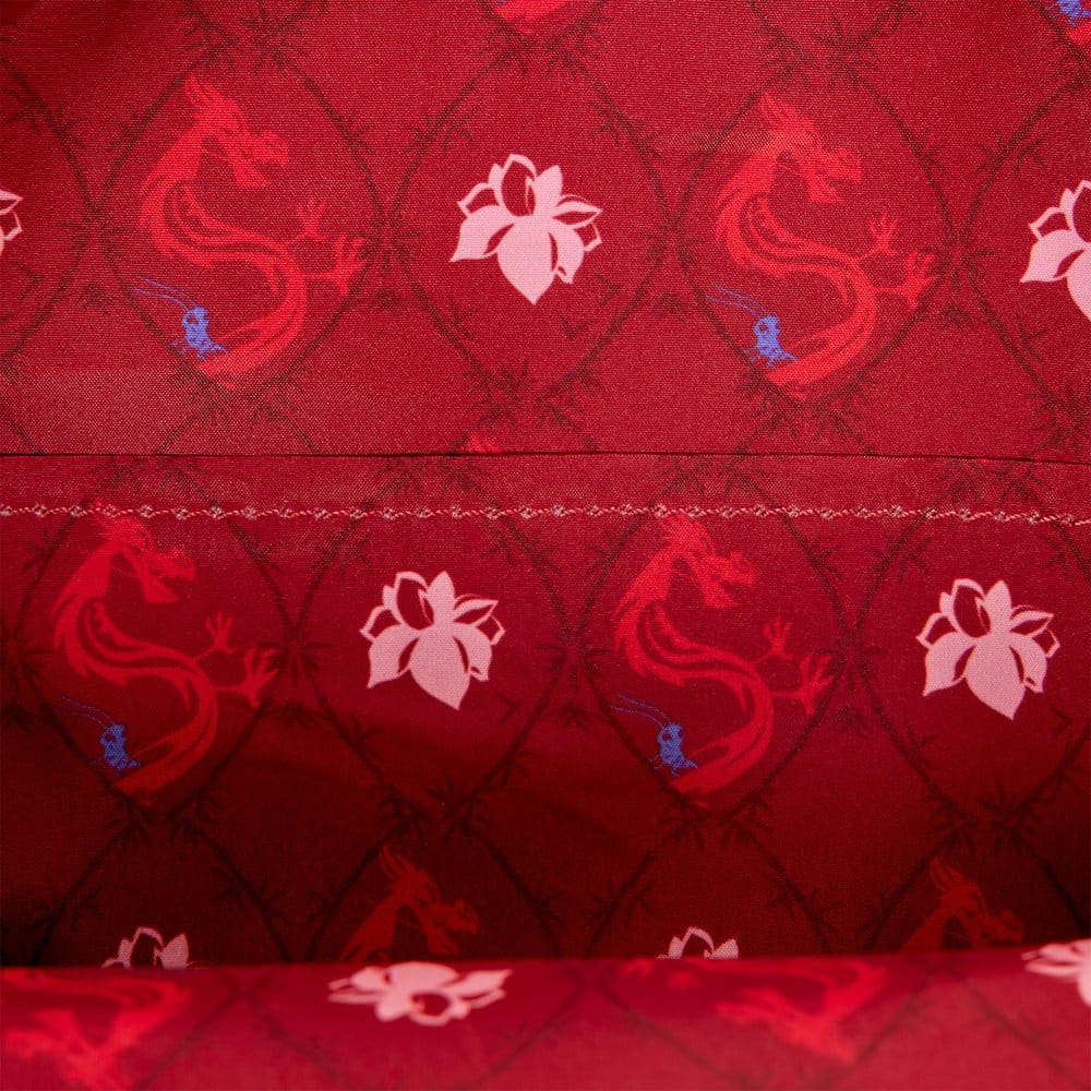 Mulan by Loungefly Mini Backpack Mushu Glitter
