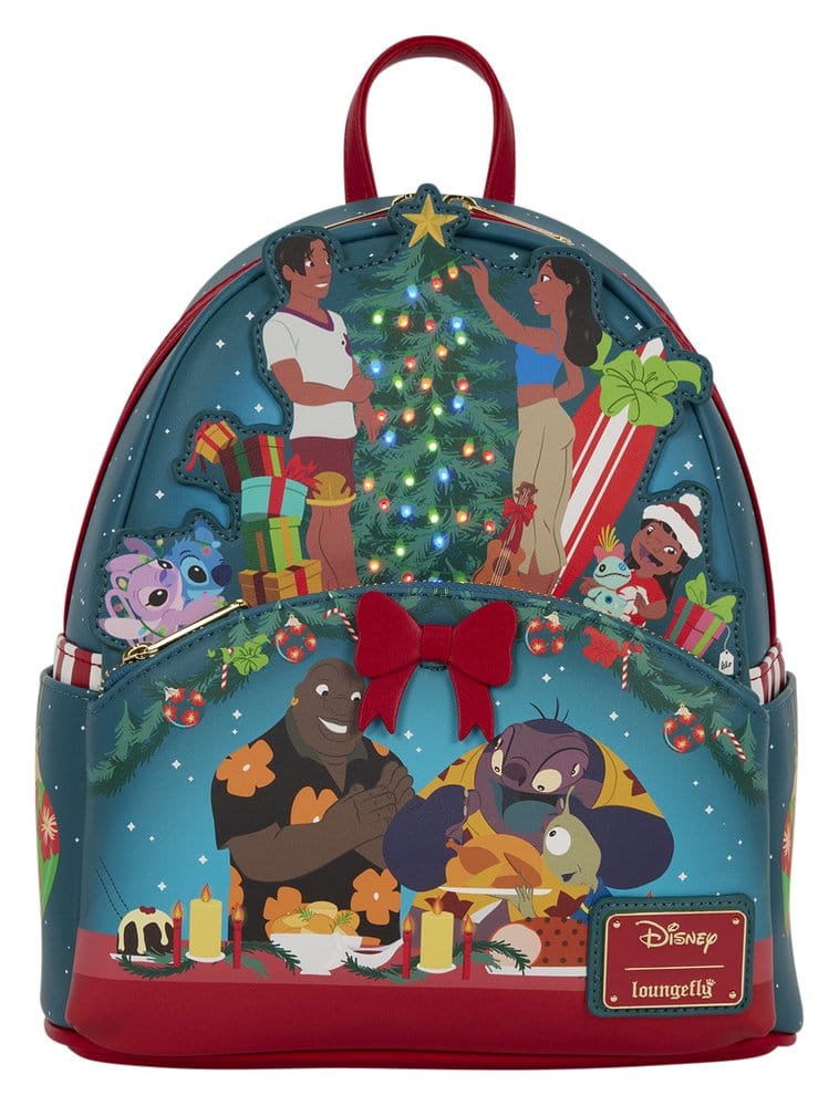 Lilo & Stitch by Loungefly Mini Backpack Holiday Celebration