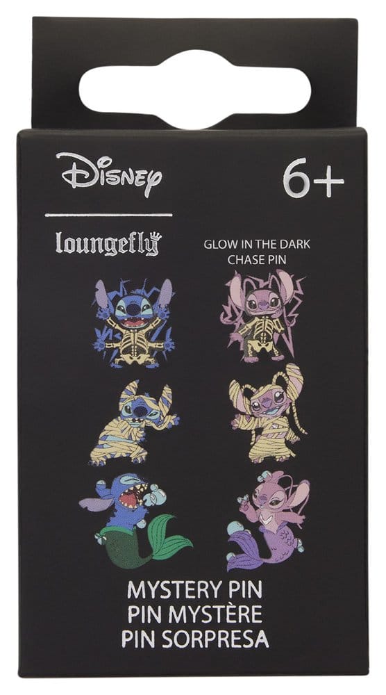 Lilo & Stitch by Loungefly Enamel Pins Stitch & Angel Halloween Costumes Blind Display (12)