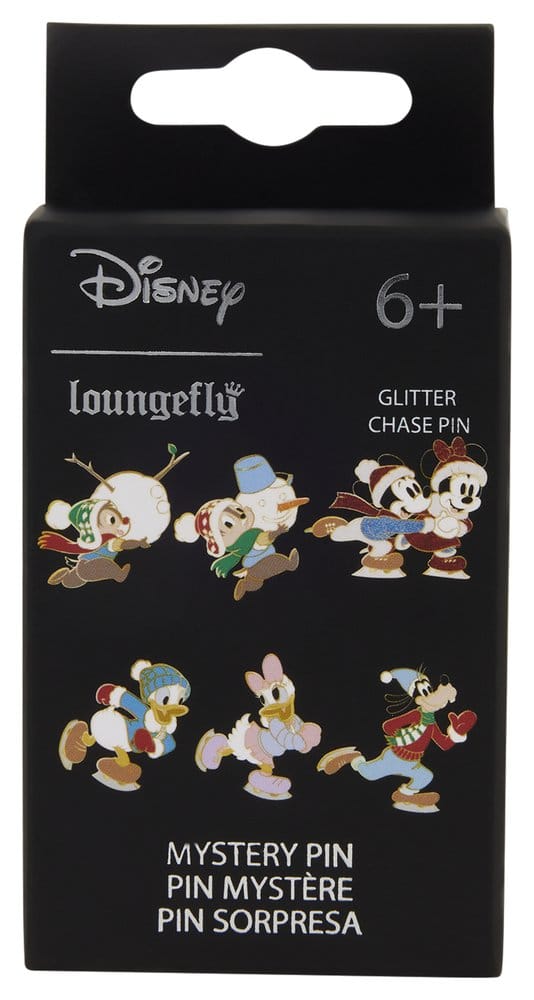 Mickey & Friends by Loungefly Enamel Pins Winter Activities Blind Display (12)