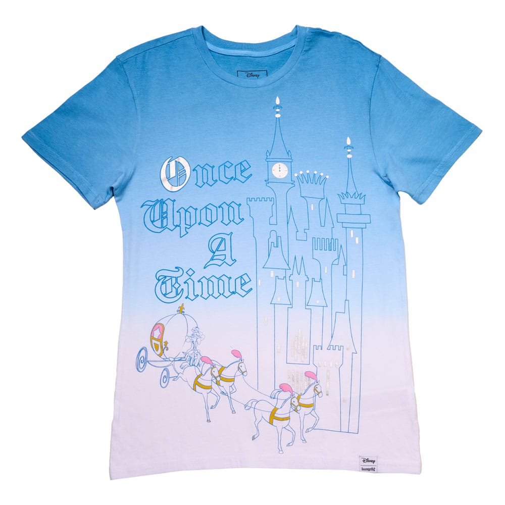 Disney by Loungefly Tee T-Shirt Unisex Cinderella 75th Anniversary Size M