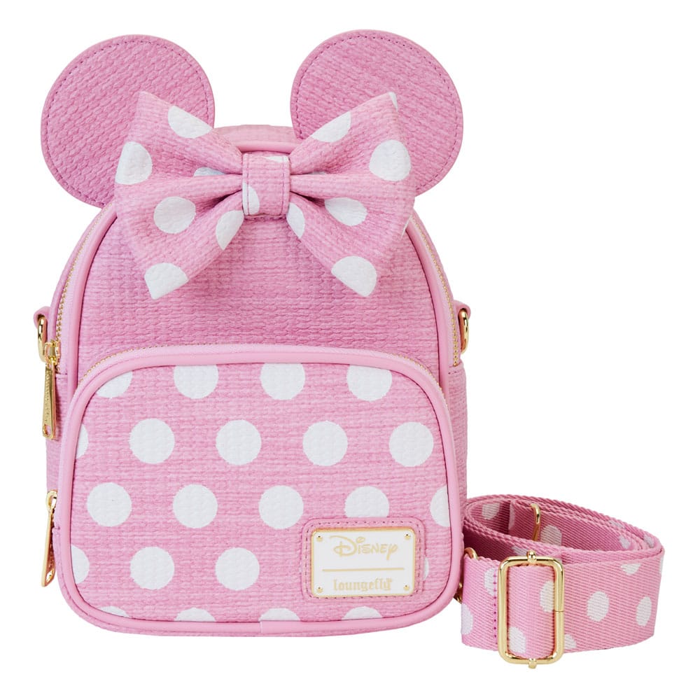 Disney by Loungefly Backpack Mini Minnie Straw Convertible