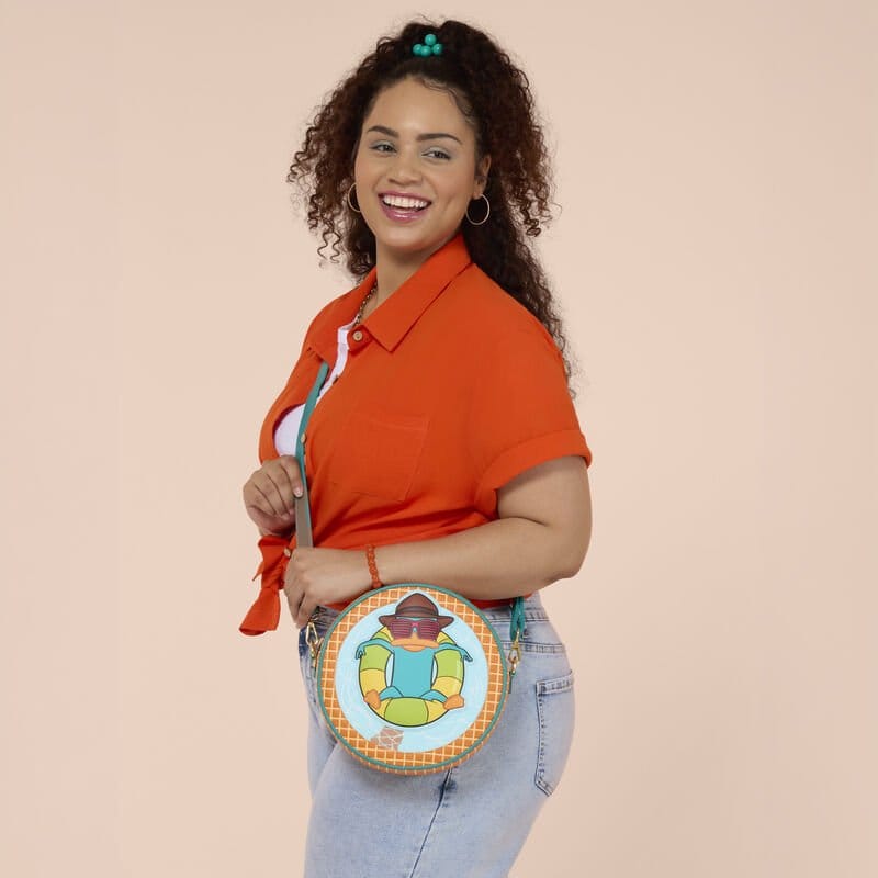 Phineas & Ferb Perry the Platypus Pool Crossbody Bag