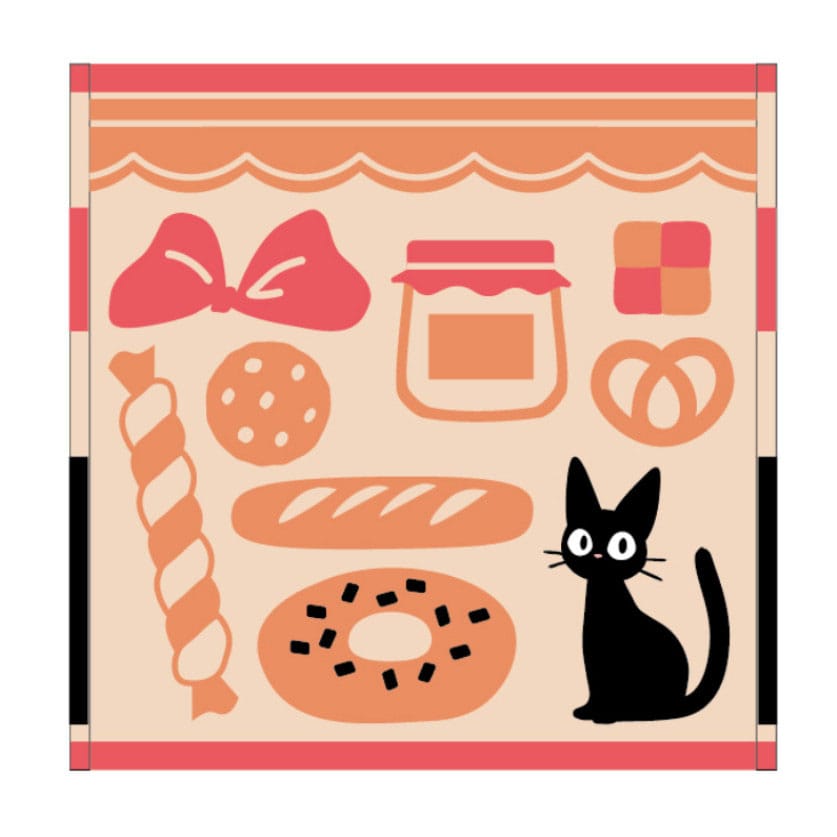 Kiki's Delivery Service Mini Towel Jiji's Bakery 25 x 25 cm