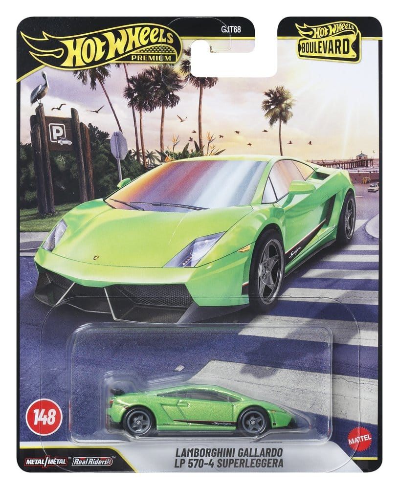 Hot Wheels Premium Die-Cast Vehicles 1/64 Boulevard 978G Assortment (10)