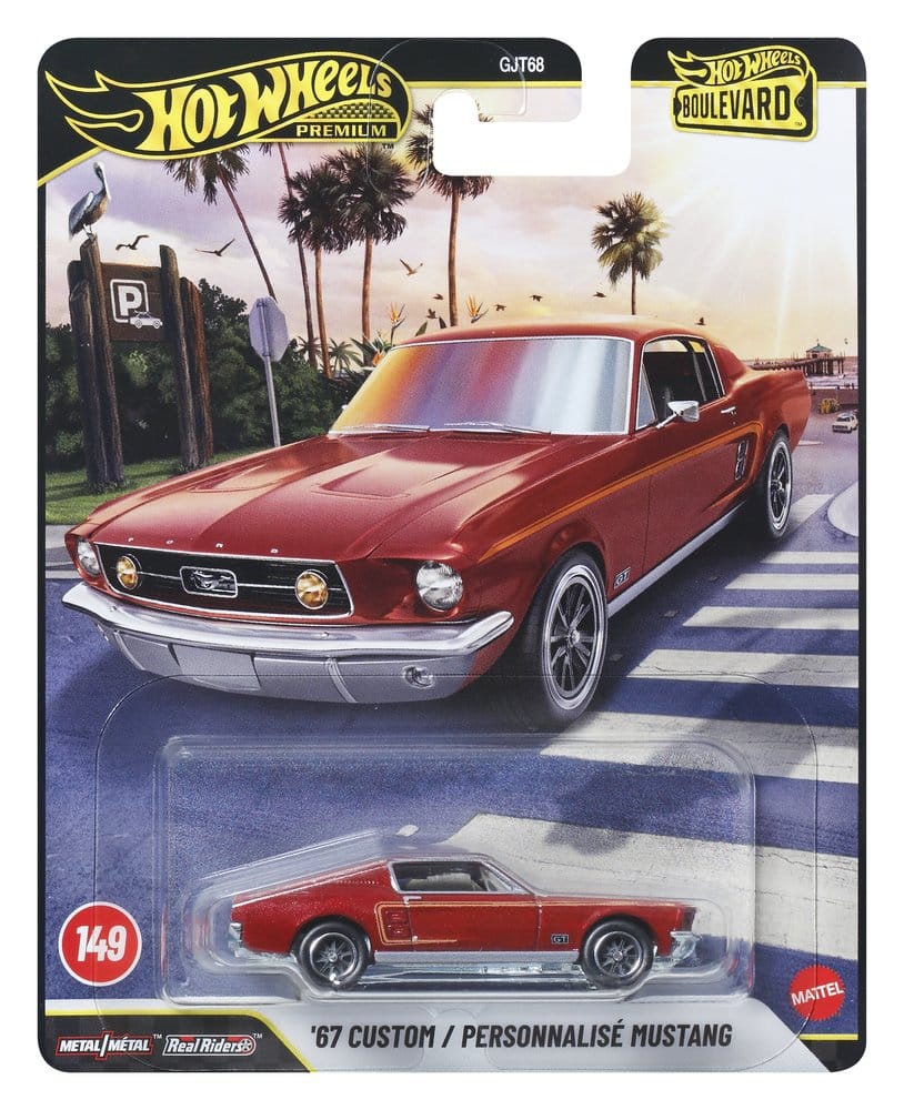 Hot Wheels Premium Die-Cast Vehicles 1/64 Boulevard 978G Assortment (10)
