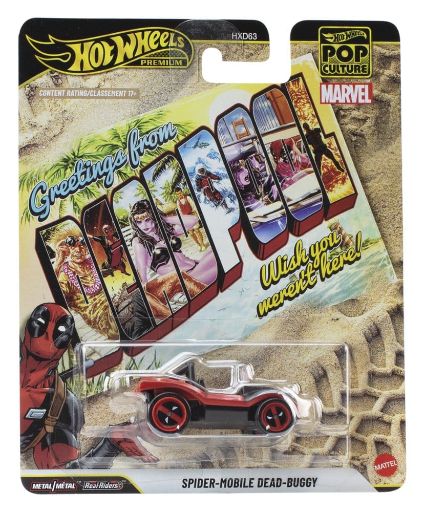 Hot Wheels Premium Die-Cast Vehicles 1/64 Pop Culture 979Q Assortment (10)