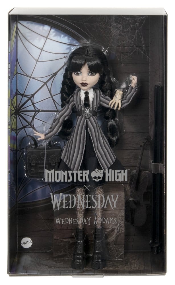 Monster High x Wednesday Doll Wednesday Addams