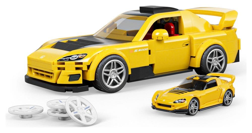 Hot Wheels Speed Series Mattel Brick Shop Building Set 1/32 '07 Honda S2000